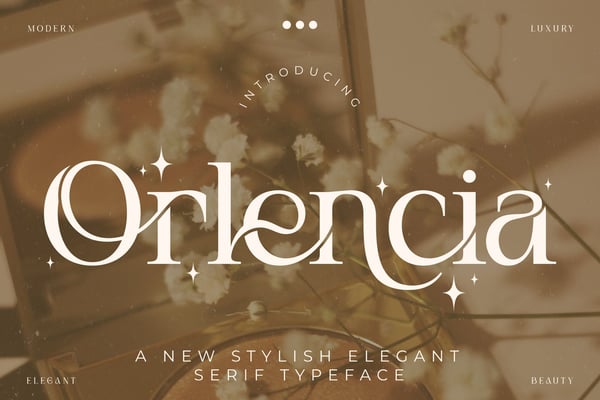 Orlencia – Elegant Modern Serif Font