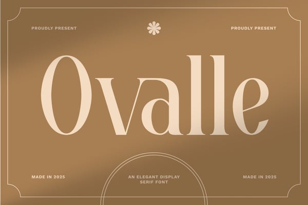 Ovalle – Display Serif Typeface