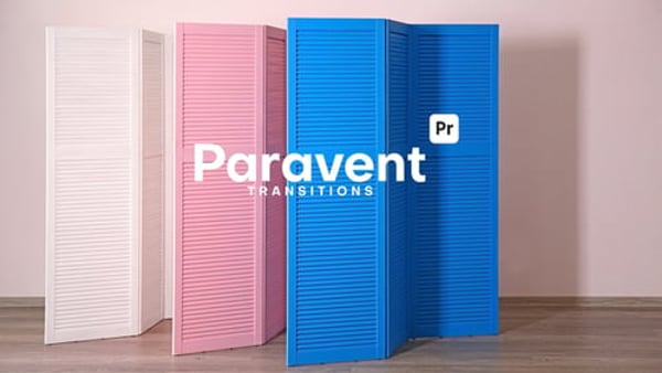 Paravent Divider Transitions for Premiere Pro 2022+ – Folding Screen Wipes