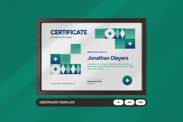 Participation - Certificate
