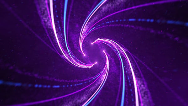 Particle Spiral Logo
