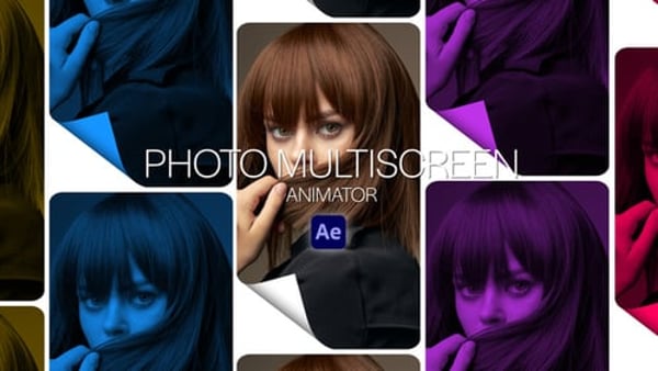 Photo Multiscreen Animator - Multi Screen Photo Animation Template