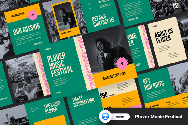 Pluver – Music Festival Concert Keynote