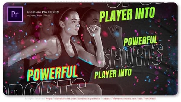 Powerful Sports Player Intro