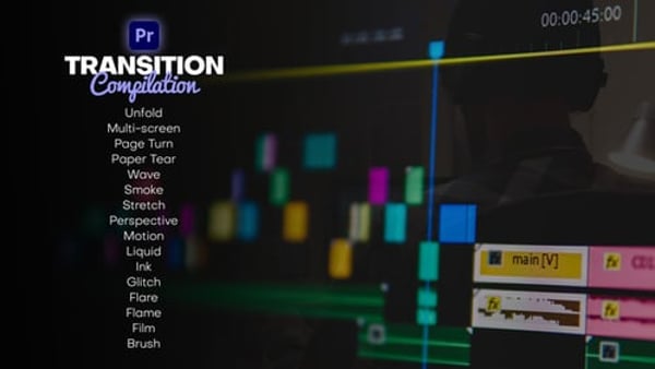 Premiere Pro Transition Pack | 16 No-Plugin Categories in 3 Formats