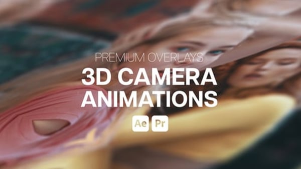 Premium Overlays 3D Camera Animations | Dynamic Depth Motion Effects for Video and Motion Graphics