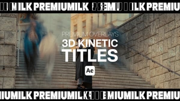 Premium Overlays 3D Kinetic Titles – Dynamic Motion Graphics Pack