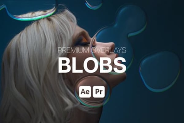 Premium Overlays Blobs - Organic Liquid Shape Motion Effects Pack