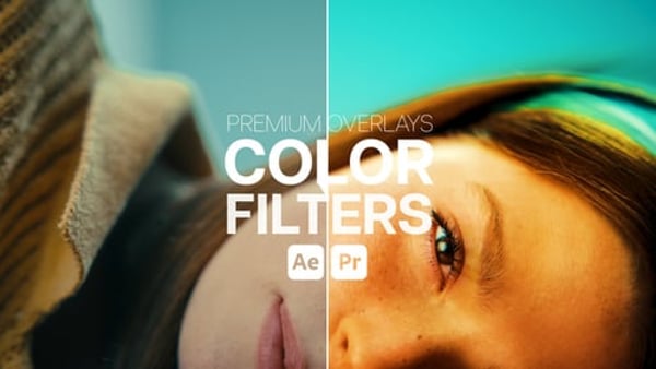 Premium Overlays Color Filters - Cinematic Gradient Blend Mode Effects Pack