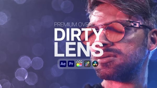 Premium Overlays Dirty Lens - Grunge Lens Dirt Motion Overlay Effects Pack