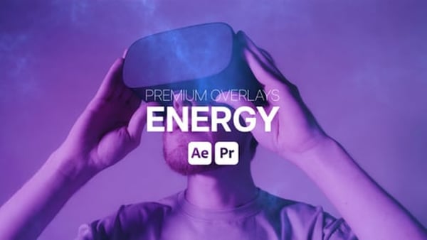 Premium Overlays Energy - Electric Energy Motion Overlay Effects Pack