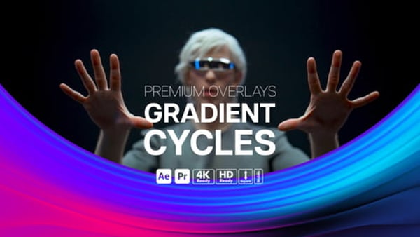 Premium Overlays Gradient Cycles – Abstract Color Cycles and Smooth Modern Backgrounds