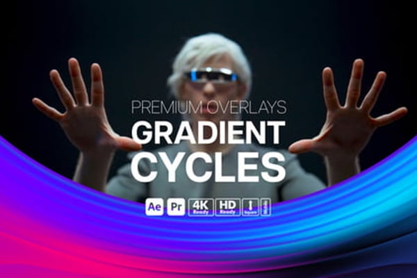 Premium Overlays Gradient Cycles – Abstract Color Cycles and Smooth Modern Backgrounds