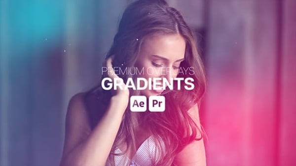 Premium Overlays Gradients - Gradient Color Motion Overlay Effects Pack