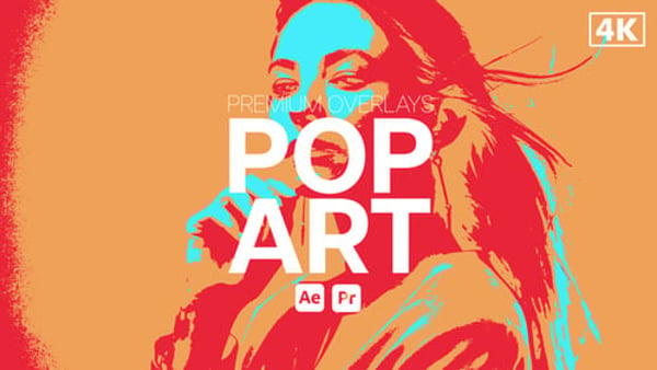 Premium Overlays Pop Art - Comic Style Halftone Motion Effects Pack