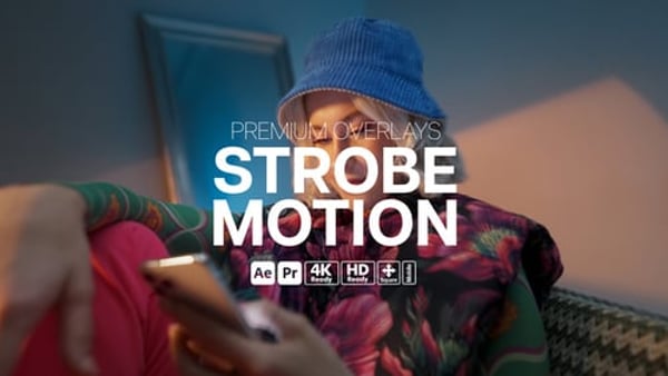 Premium Overlays Strobe Motion | Rapid Light Flicker Motion Effects for Video and Motion Graphics