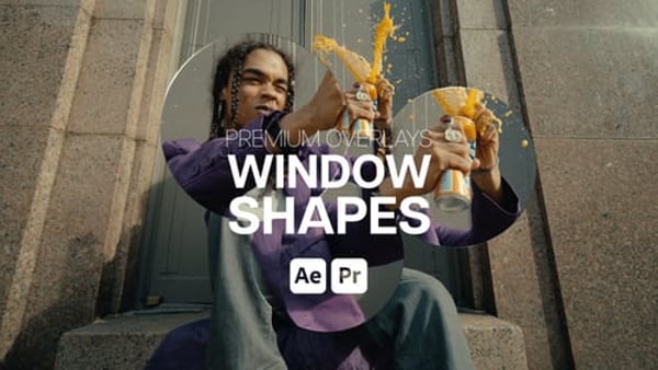 Premium Overlays Window Shapes - Modern Framed Motion Effects Pack