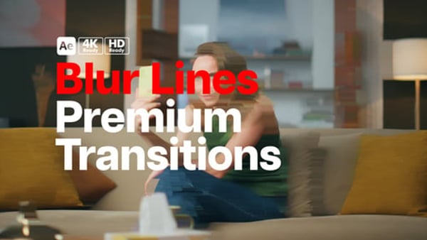 Premium Transitions Blur Lines - Speed Motion Blur Line Transition Effects Pack
