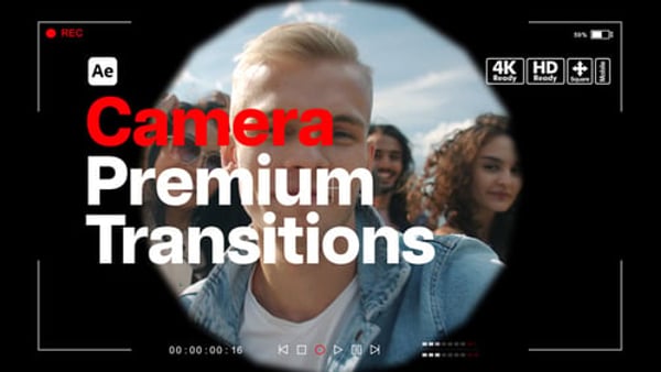 Premium Transitions Camera - Cinematic Zoom Pan Transition Effects Pack