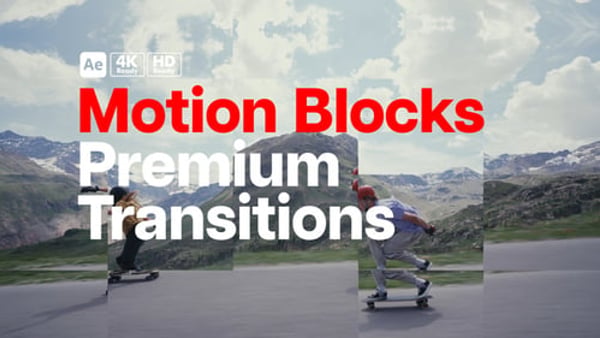 Premium Transitions Motion Blocks - Dynamic Block Motion Transition Effects Pack