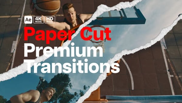 Premium Transitions Paper Cut - Paper Cut Style Transition Effects Pack