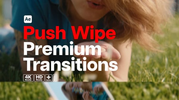 Premium Transitions Push Wipe – Smooth Modern Scene Transitions for Videos