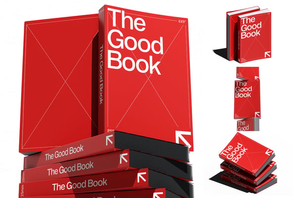 Professional Book Cover Mockup