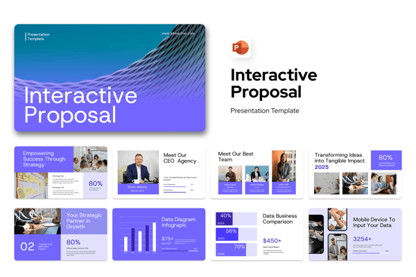 Purple White Interactive Proposal