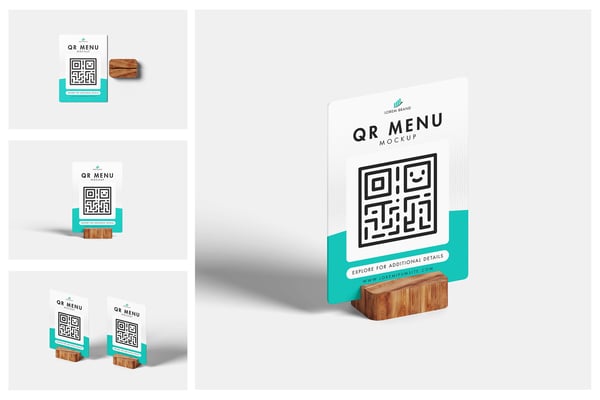 QR Menu Mockup
