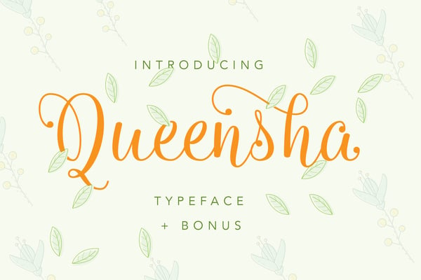 Queensha Typeface