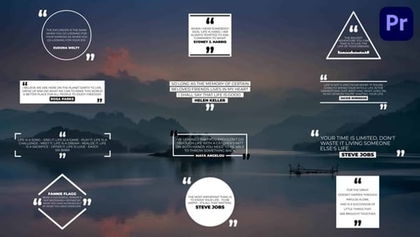 Quotes Titles 1.0 | Premiere Pro