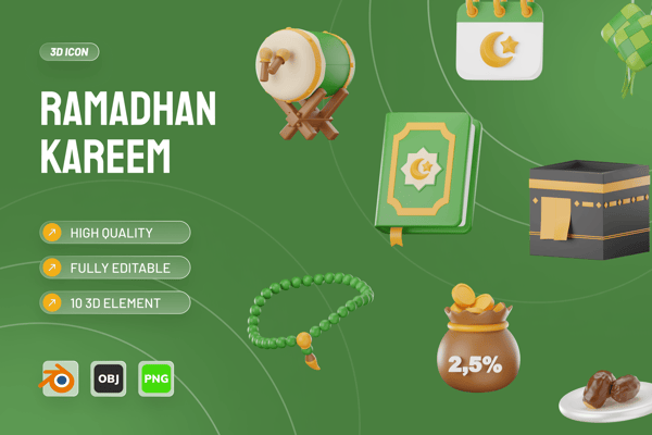 Ramadhan 3D Icon