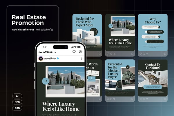 Real Estate Market Value - Instagram Post