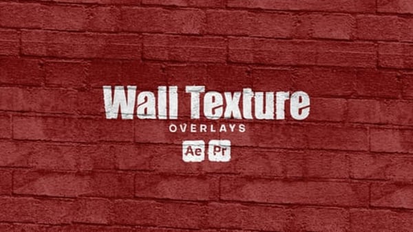 Realistic Animated Wall Texture Overlays for After Effects & Premiere Pro MOGRT – 16 Pack