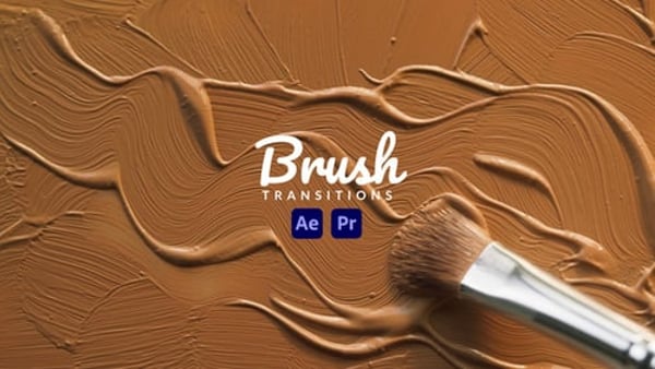 Realistic Brush Paint Transitions for After Effects & Premiere Pro | MOGRT