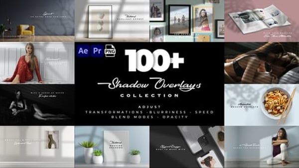 Realistic Shadow Overlays for After Effects and Premiere Pro