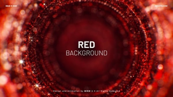 Red Particles Background