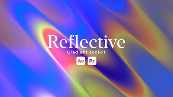 Reflective Gradient Motion Background Toolkit for After Effects & Premiere Pro