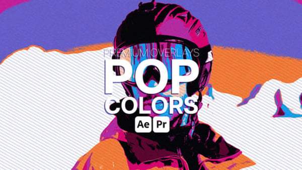 Premium Overlays Pop Colors | Vibrant Color Burst Motion Effects for Video and Motion Graphics