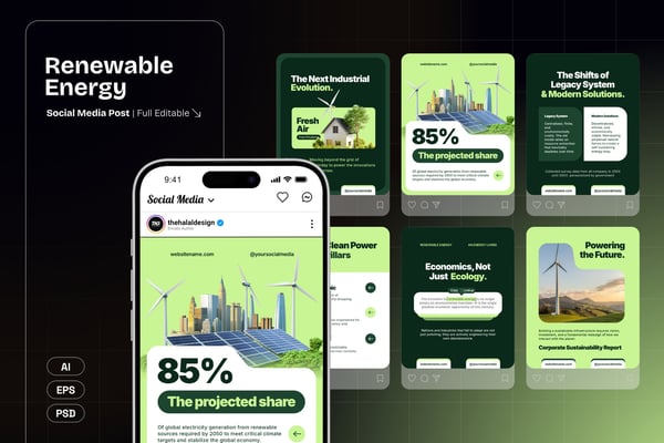 Renewable Energy - Instagram Post