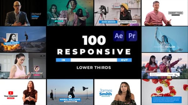Responsive Lower Thirds for After Effects and Premiere Pro – Resizable Titles