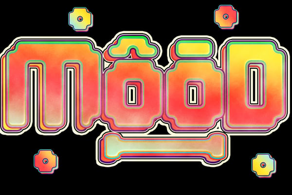 Retro Gradient Text Effect