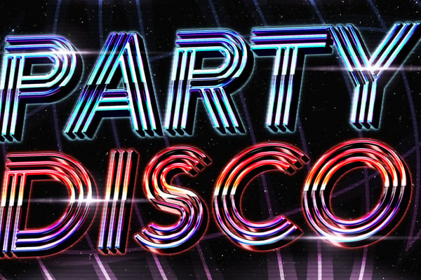 Retro Neon Text Effect