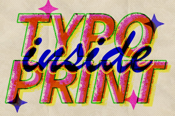 Retro Overprint Text Effect