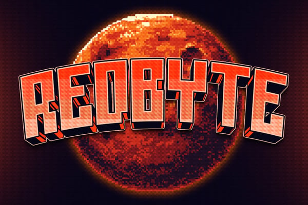 Retro Pixel Text Effect