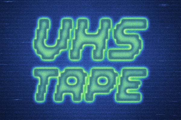 Retro Screen Text Effect