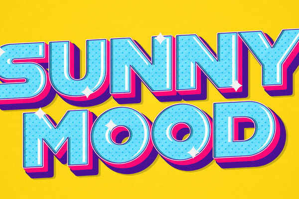 Retro Text Effect