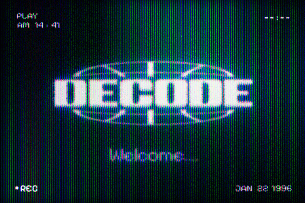 Retro VHS Glitch Text Effect