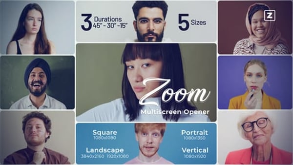 Rhythmic Multi-Screen Transitions for After Effects and Premiere Pro MOGRT