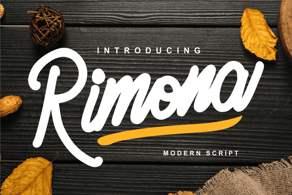 Free Rimona - Modern Script